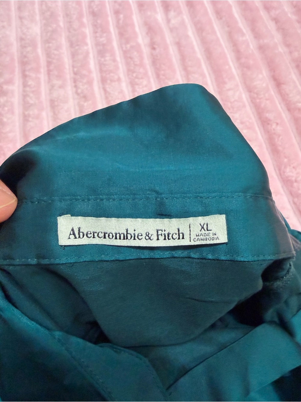 Abercrombie & Fitch Teal Collared Shirt